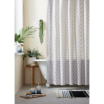 Wild Sage™ 72-Inch x 72-Inch Keilana Embroidered Shower Curtain in Grey - £15.65 GBP