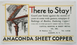 Vintage Anaconda Sheet Copper Edward P. Rayner Scranton PA Ink Blotter - £9.48 GBP