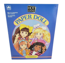 Vintage 1988 Mattel Hot Looks Paper Doll Golden Unpunched Unused Fashion Dolls - £36.61 GBP