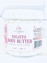 MOJITO Vegan Whipped Body Butter For Women | with Magnesium | 4oz jar - £15.61 GBP
