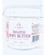 MOJITO Vegan Whipped Body Butter For Women | with Magnesium | 4oz jar - £15.63 GBP