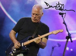 David Gilmour Signed Photo 8X10 Rp Autographed Pink Floyd - £15.45 GBP