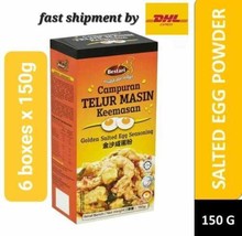 BESTARI GOLDEN SALTED EGG SEASONING 6 boxes x 150G-fast shipment by DHL ... - £73.92 GBP