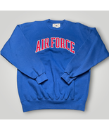 Vintage 1990s Air Force Sweatshirt Blue Red XL Oarsman Crewneck VS107 - £49.47 GBP