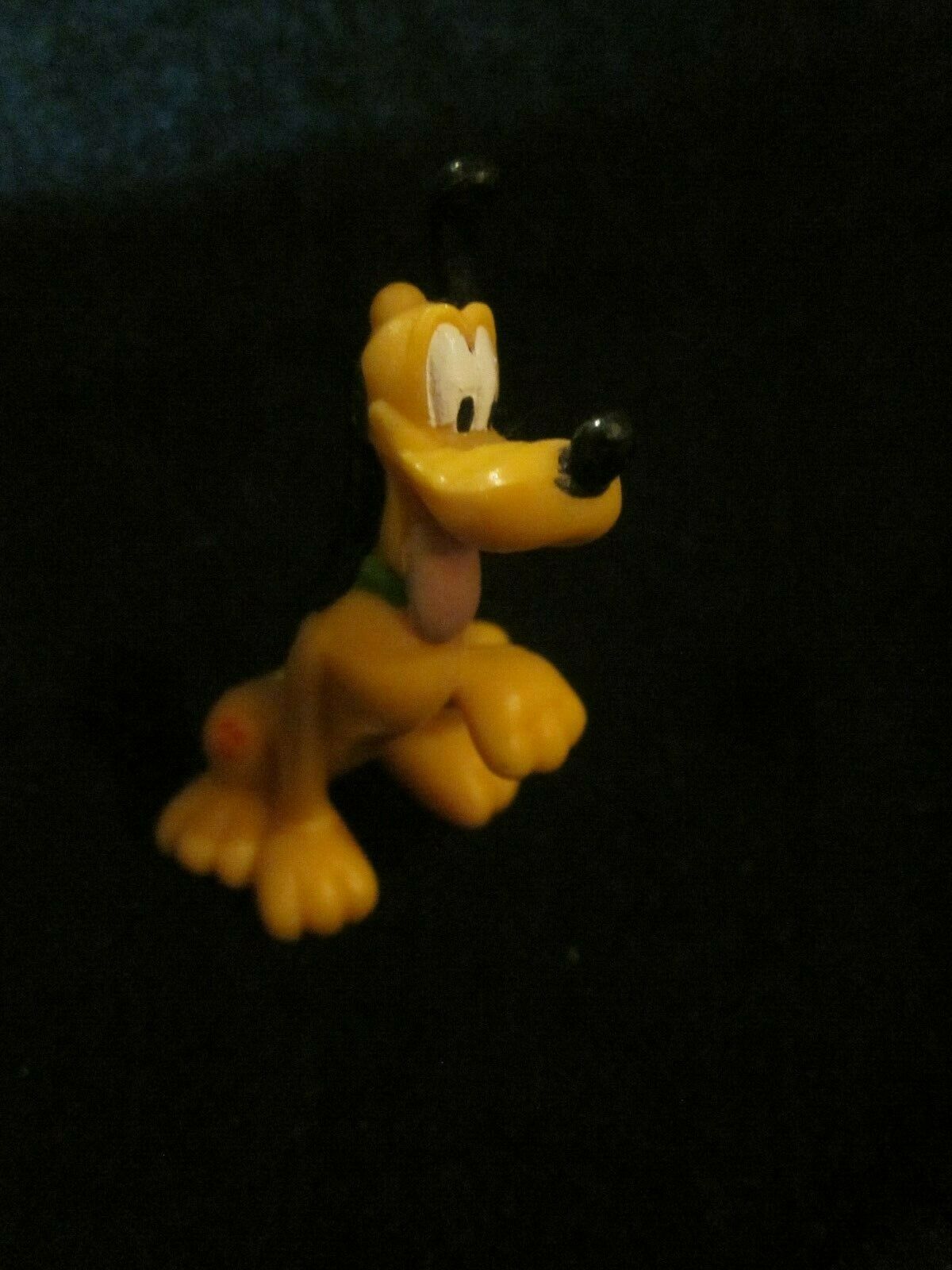 WDW Disney Vintage Pluto Cake Topper Plastic Vinyl Figurine Used - $4.99