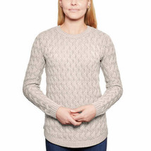 Jeanne Pierre ~ Crew Neck Sweater ~ Women&#39;s Size XL ~ Light Beige Heather - £17.65 GBP