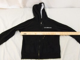 Adult Women&#39;s Rocawear Black White Logo Full Zipper Hooded Jacket 32085 - $17.81