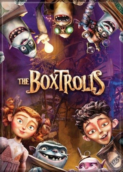 The BoxTrolls Animated Movie Cast with Name Logo Refrigerator Magnet NEW... - $3.99