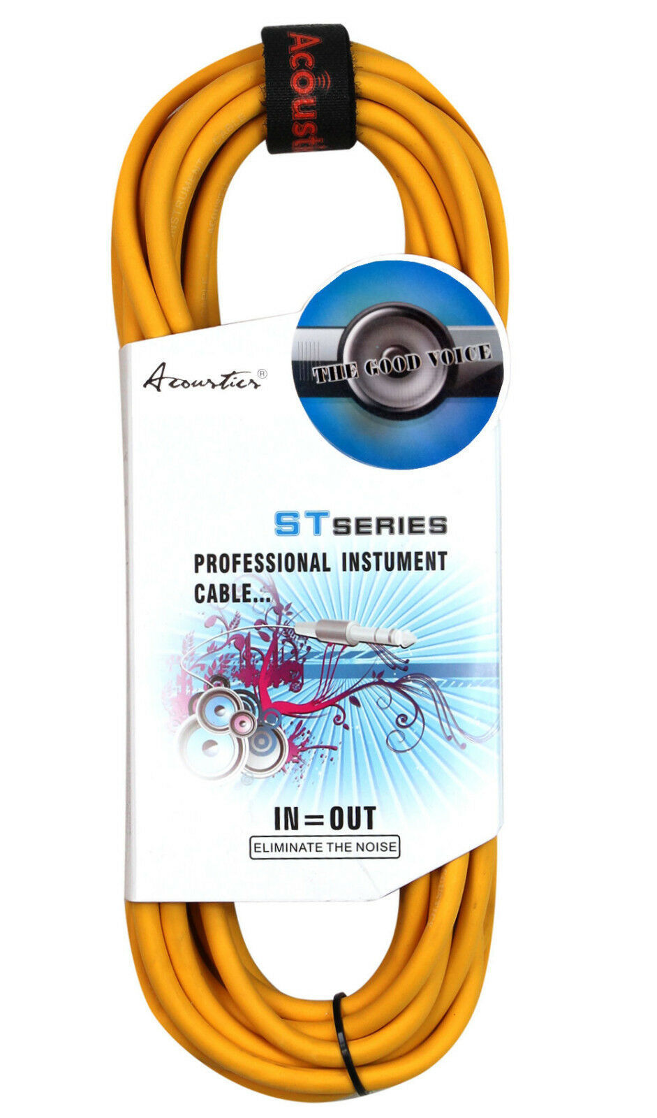 Acoustics SCPL-10F-YLL 10 Foot High-End Noise Free Guitar Cable - 1/4&quot; t... - $10.80