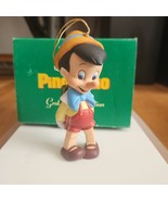Disney Grolier Porcelain Treasures Gold Edition Pinocchio Christmas Orna... - $49.49