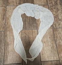 Silk Beige Neck Scarf From Japan - £11.07 GBP