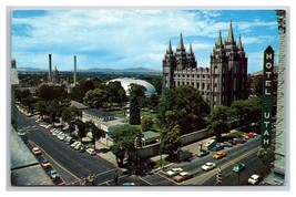 Temple Square Salt Lake City Utah UT UNP Chrome Postcard W22 - £1.54 GBP