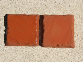 #413-001-LR: 1 lb. Light Red Color makes Concrete Cement Stone Pavers Brick Tile image 2