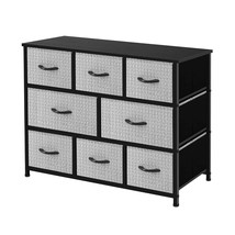 Extra Wide Organizer 8-Drawer Closet Shelves, Dressers Storage Chest For Bedroom - £93.28 GBP