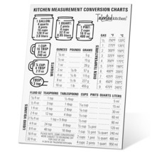 Kitchen Conversion Chart Magnet, Metric Conversion For Cooking, Baking (5X7 In) - £13.58 GBP