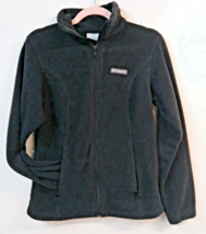 Columbia Mens M Black Full Zip High Neck Fleece Jacket Gorpcore Outdoor ... - $19.34