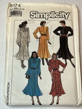 SIMPLICITY #8174 Vintage Dress Pattern Size NN 10–16 Cut - $7.87
