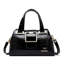 Handbag Women Bag Designer 2022 Famous Brand Patent Leather Shoulder Crossbody B - £55.00 GBP