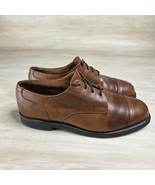 Allen Edmonds Ellsworth Oxford Cap Toe Brown Leather Men&#39;s Shoes Size 9 EEE - $201.23 CAD