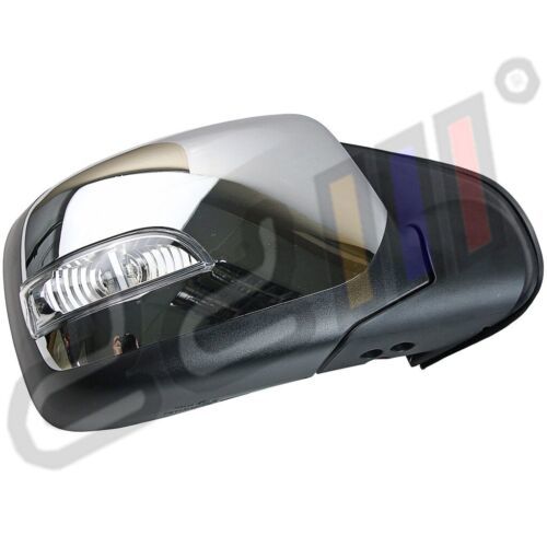 Chrome Left Right Exterior Side Mirror 5 Pins Isuzu Dmax TFR TFS 2002-11 Fast Item image 3