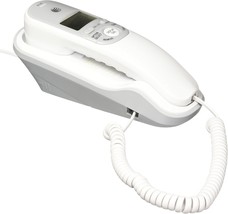 Caller Id Enabled Trimline Corded Phone (At&amp;T Tr1909, White). - £21.38 GBP