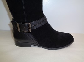 Alex Marie Size 6 M DAVIAN Black Suede Leather Knee High Boots New Womens Shoes - £117.89 GBP