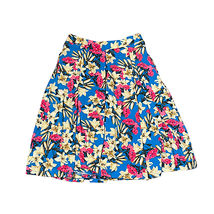 LuLaRoe Womens Madison Flare Skirt Size Small Multi Color Floral Pattern Stretch - £15.63 GBP