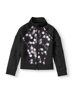 Avia Girls Performance Track Jacket Size Small (6-6X) Black Dot Print NEW - $330.90 MXN