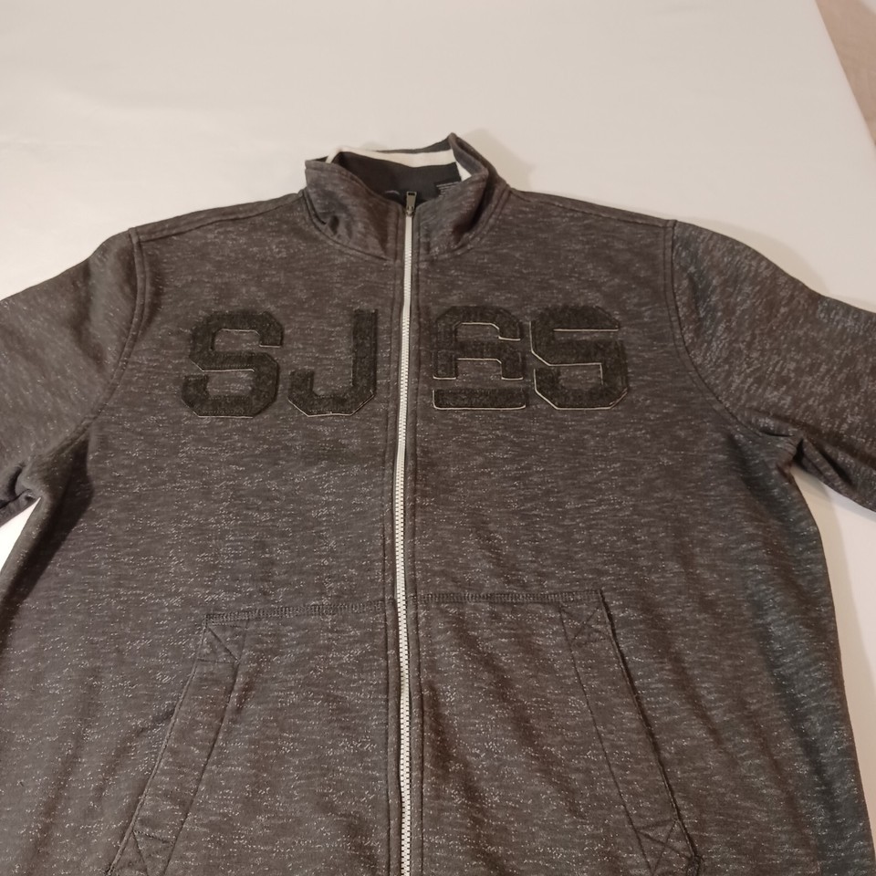 Sean John Full Zip Men's Cotton Blend Gray Classic Jacket Pockets Size 2XL Item image 9