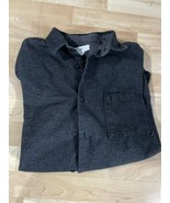 Bp. Grey Grindle Flannel Cotton Button Down Shirt Men’s Medium Pocket - $40.34 CAD