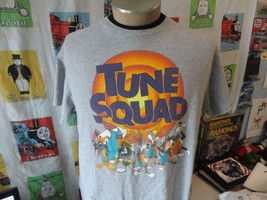 Looney Tunes Toon Squad Space Jam Gray T Shirt L - $9.89