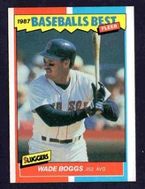 Boston Red Sox Wade Boggs 1987 Fleer Baseballs Best # 4 nr mt  ! - £0.39 GBP