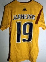 adidas  NHL T-Shirt Nashville Predators Calle Jarnkrok Gold sz S - £8.73 GBP