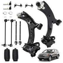 12x Control Arm Suspension Kit w/ Ball Joints Tie Rod Set for Honda CR-V 2007-11 - £210.09 GBP