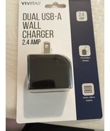 Vivitar Dual USB A Wall Charger 2.4 AMP - $11.74 CAD
