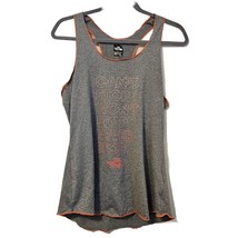 North Face Gray Can’t Stop Won’t Stop Never Stop Tank Womens Size Medium - £11.86 GBP
