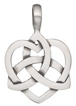 Jewelry Trends Heart with Celtic Knotwork Pewter Pendant - £22.10 GBP