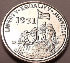 Edelstein UNC Eritrea 1997 1 Cent ~Militär Flagge~ Gazelle~ Siehe Unsere ~ - $3.07