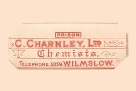 C. Charney, Lw. Chemists Label - $19.97