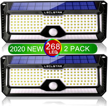 Solar Led Lights Motion Sensor Light Waterproof Wide Angle 2 Pack By - £93.20 GBP