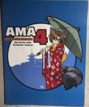 AMA 4 Program Book (Richmond, Virginia) manga anime cosplay 2004 convention - $14.84