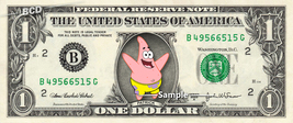 PATRICK Star Spongebob on a REAL Dollar Bill Cash Money Collectible Memorabilia  - £7.07 GBP