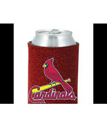 ST. LOUIS CARDINALS BLUNG SPARLY GLITTER BEER KOOZIE - £6.29 GBP