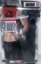 Pack Of 3 Reebok mens Training Performance Boxer Briefs Size XL - $22.28