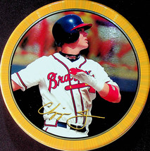 Topps Screen Plays Moving Action Hologram Card:  Chipper Jones (1997) - $7.69