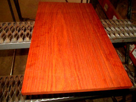 EXOTIC KILN DRIED PADAUK SOLID ONE-PIECE PANEL LUMBER WOOD 24&quot; X 14&quot; X 3/4&quot; - $43.51