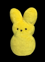Peeps Plush Stuffed Yellow Easter Bunny Rabbit Basket Holiday Gift Decor... - £9.01 GBP