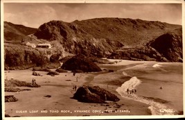 British Rppc POSTCARD-Sugar Loaf And Toad Rock. Kynance Cove The Lizard-BK32 - £3.95 GBP