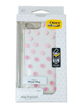 NEW OtterBox Symmetry Series Case for iPhone 8+ Plus 7+ Plus 6+ Clear PINK Spots - $18.76