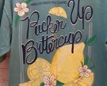 Comfort Colors Southern-ology Pucker up  Buttercup Lemons Women T-shirt ... - £12.18 GBP